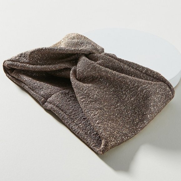 Anthropologie Accessories - HP!!! Anthropologie Solstice Sparkle twist headband -  metallic gold